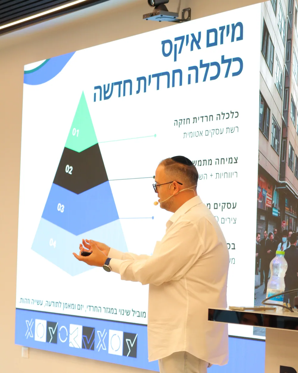 שלום בוקובזה מציג את מודל הצמיחה של מיזם איקס